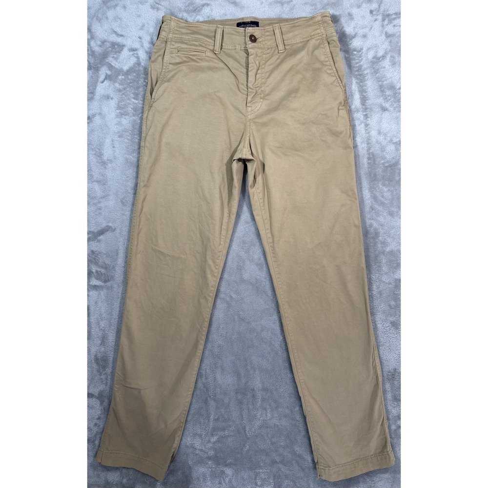 American Eagle Pants‎ Mens 30x34 Chinos Khaki Extreme Flex Relaxed Straight
